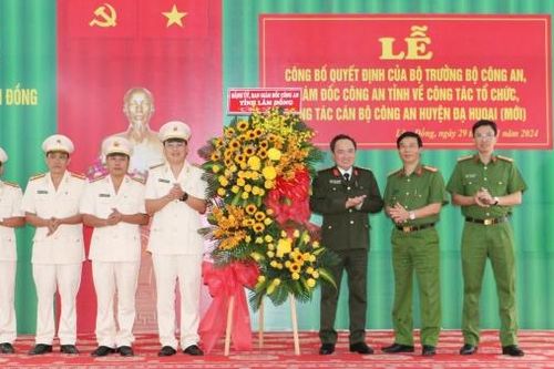 Thiếu tá Đào Huy Dương làm Trưởng Công an huyện Đạ Huoai (mới)