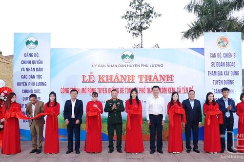 Phú Lương: Đưa vào sử dụng tuyến đường từ Phố Trào đi xóm Kẻm