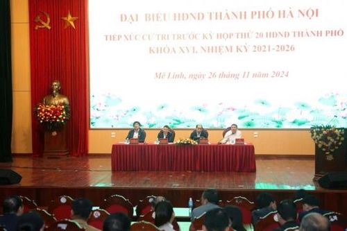 Hà Nội: Cử tri huyện Mê Linh đề xuất sớm triển khai thực hiện dự án Vành đai 3,5