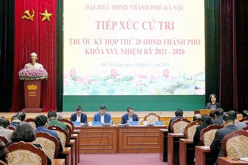 Hà Nội: Cử tri quận Bắc Từ Liêm kiến nghị về giao thông, quy hoạch