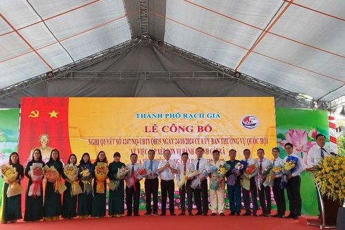 Kiên Giang thành lập phường Vĩnh Thanh Vân: Bước tiến trong quản lý và phát triển đô thị hóa
