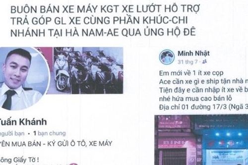 Làm rõ 16 tài khoản ngân hàng nhận cọc mua xe máy không giấy tờ rồi 'bùng'