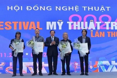 Trao giải và triển lãm Festival mỹ thuật trẻ lần thứ 7 năm 2024