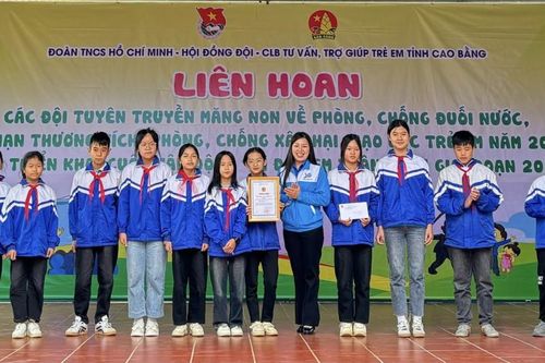 Liên hoan tuyên truyền măng non về phòng, chống đuối nước, tai nạn thương tích; phòng, chống xâm hại, bạo lực trẻ em