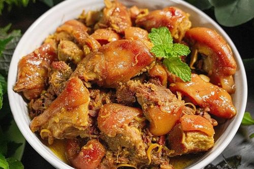 Cách nấu chân giò giả cầy đơn giản