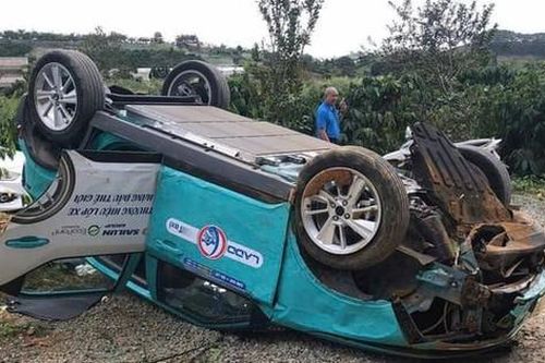 Thông tin mới vụ taxi lật nhào ở Đà Lạt khiến 4 người thương vong