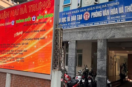 Quận Hai Bà Trưng:18 bảng thông tin điện tử công cộng tại trụ sở quận, phường
