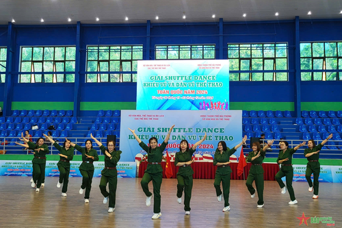 Khai mạc Giải shuffle dance, khiêu vũ và dân vũ thể thao toàn quốc 2024