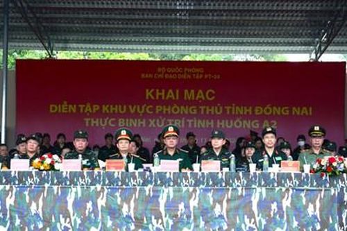 Tỉnh Đồng Nai diễn tập khu vực phòng thủ năm 2024