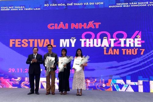 27 tác phẩm được trao giải thưởng Festival Mỹ thuật trẻ lần thứ VII