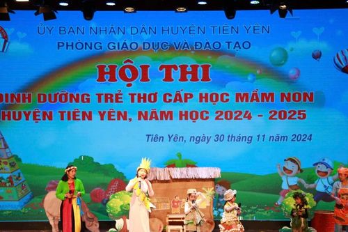 Sôi nổi Hội thi 'Dinh dưỡng trẻ thơ' ở huyện miền núi Quảng Ninh