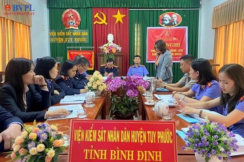 VKSND huyện Tuy Phước kiến nghị phòng ngừa trong lĩnh vực đất đai