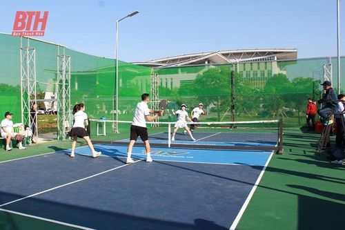 Khai mạc Giải Pickleball Truyền hình Thanh Hóa - Doanh nhân trẻ lần thứ nhất năm 2024