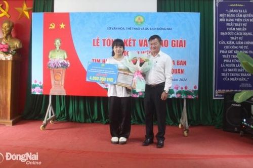 Trao 14 giải Cuộc thi tìm hiểu giá trị di tích năm 2024