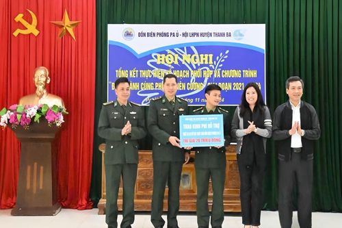 Tổng kết chương trình 'Đồng hành cùng Phụ nữ biên cương'