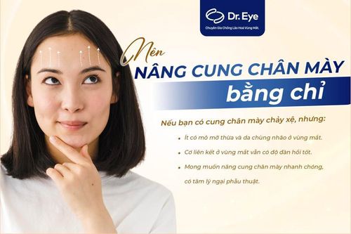 Làm đẹp không dao kéo: Nâng cung mày bằng chỉ