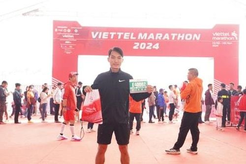 Nhiều VĐV quốc gia tranh tài tại giải Viettel Marathon Hà Nội 2024