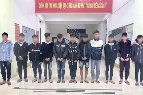 Bắc Giang: Bắt 10 thanh thiếu niên gây rối trật tự trong đêm