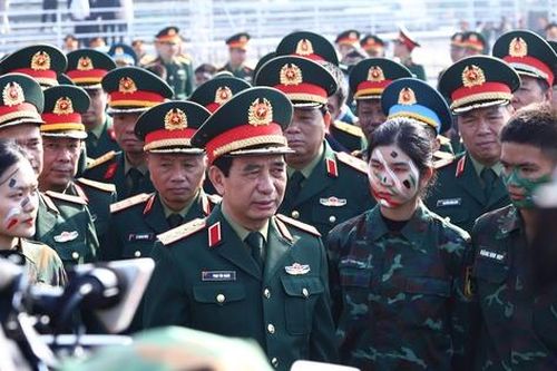 Đại tướng Phan Văn Giang kiểm tra công tác chuẩn bị Triển lãm Quốc phòng quốc tế Việt Nam 2024