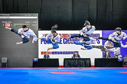 Đội tuyển quyền taekwondo Việt Nam giành HCV thế giới