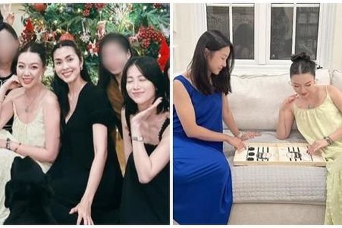 Băng Di - Phương Khánh dự tiệc ở nhà Tăng Thanh Hà
