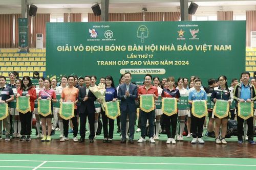 Khai mạc Giải Vô địch Bóng bàn Hội Nhà báo Việt Nam lần thứ 17