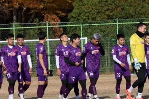 Đội tuyển Việt Nam giành chiến thắng ở trận đấu tập cuối cùng tại Hàn Quốc