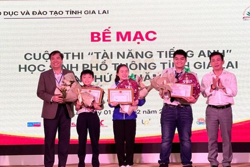 Cuộc thi 'Tài năng tiếng Anh' học sinh phổ thông tỉnh Gia Lai lần thứ IV: Trao 36 giải tập thể và cá nhân