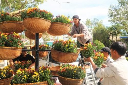 Bảo Lộc tập trung trang trí phố phường chào mừng Festival Hoa Đà Lạt lần thứ X