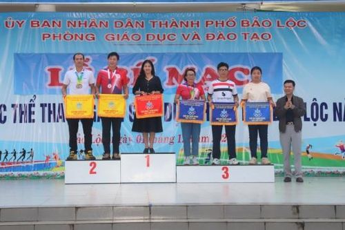 Bế mạc Đại hội Thể dục Thể thao ngành Giáo dục TP Bảo Lộc năm 2024