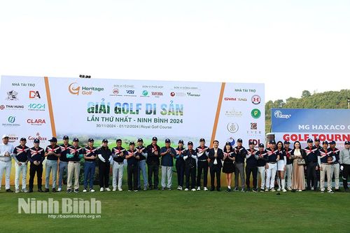 Khai mạc 'Giải Golf Di sản' lần thứ Nhất - Ninh Bình năm 2024