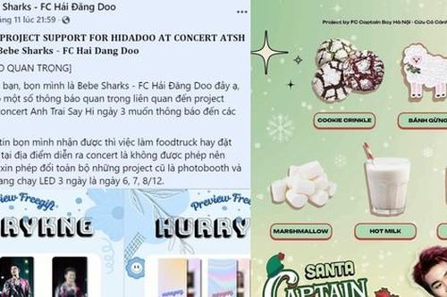 Concert ATSH D-3: Không có kế hoạch đặt food truck, FC đầu tư ê hề quà tặng fan