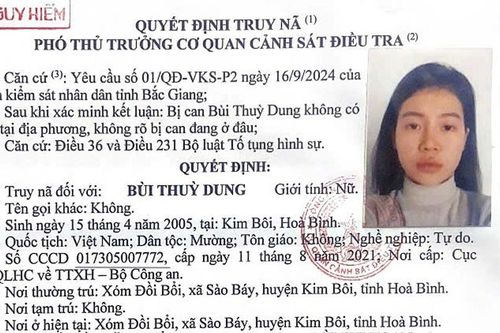 Truy nã đối tượng lừa đảo chiếm đoạt tài sản