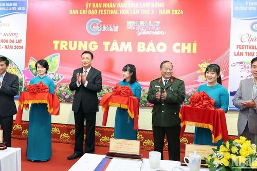 Khai trương trung tâm báo chí phục vụ Festival Hoa Đà Lạt lần thứ 10
