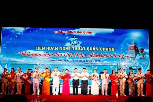 Khai mạc Liên hoan nghệ thuật quần chúng Quân chủng Hải quân năm 2024, khu vực II