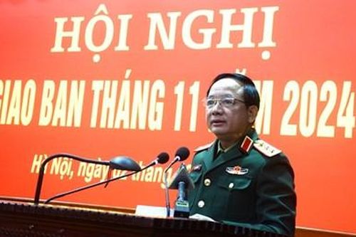 Thượng tướng Trịnh Văn Quyết chủ trì Hội nghị giao ban Tổng cục Chính trị tháng 11-2024