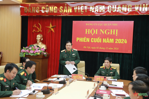 Đảng ủy Cục Quân nhu, Tổng cục Hậu cần tổ chức hội nghị phiên cuối năm