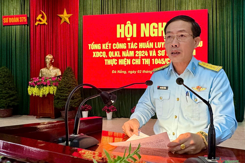 Sư đoàn 375 tổ chức Hội nghị tổng kết công tác huấn luyện chiến đấu năm 2024