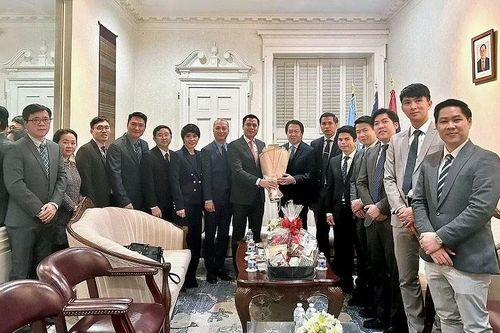 Phái đoàn thường trực Việt Nam tại Liên hợp quốc chúc mừng Quốc khánh Lào