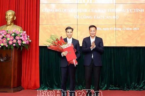Hưng Yên có tân Trưởng Ban Nội chính Tỉnh ủy