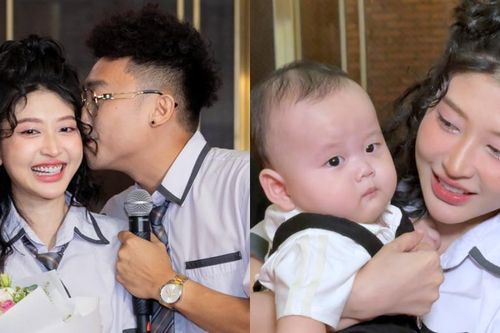 Kim Chi thon thả sau sinh, bán hàng 8000 buổi hỗ trợ Gino Tống làm phim
