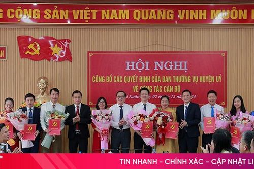 Nghi Xuân luân chuyển, điều động, bổ nhiệm nhiều cán bộ chủ chốt