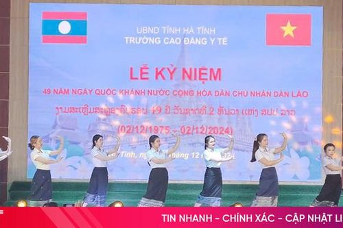 Trường Cao đẳng Y tế Hà Tĩnh tổ chức kỷ niệm Quốc khánh nước CHDCND Lào