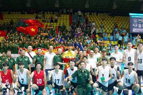 Đội Biên phòng vô địch bảng nam Giải Bóng chuyền vô địch quốc gia năm 2024