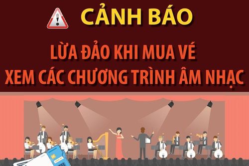 Cảnh báo lừa đảo khi mua vé xem các chương trình âm nhạc qua mạng