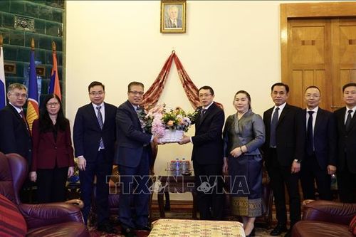 Đại sứ quán Việt Nam tại LB Nga chúc mừng 49 năm Quốc khánh Lào