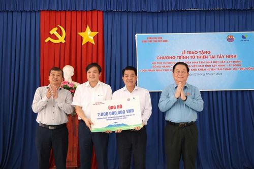 Chung tay vì cộng đồng, DHN trao tặng 3,5 tỷ đồng từ thiện tại Tây Ninh