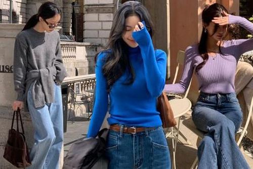 10 cách phối áo len với quần jeans giúp chị em đi đâu cũng được khen mặc đẹp