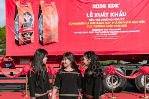 MISS EDE xuất khẩu container cà phê thành phẩm đầu tiên sang Mỹ