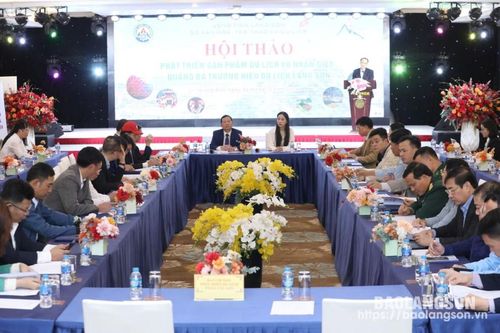 Hội thảo 'Phát triển sản phẩm du lịch và nhận diện, quảng bá thương hiệu du lịch Lạng Sơn'